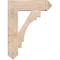 Ekena Millwork Merced Arts & Crafts Smooth Bracket, Douglas Fir, 5 1/2"W x 24"D x 32"H BKT06X24X32MRC03SDF - alternate 3